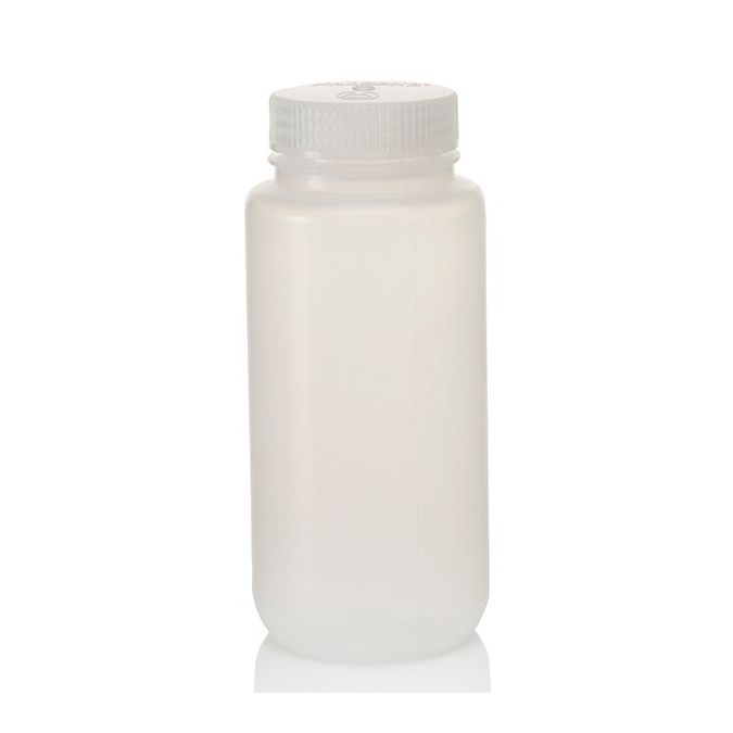Thermo Scientific 2105-0016 Nalgene Wide-Mouth Lab Quality PPCO Bottles with Closure, 500 mL - Translucent (Case of 48)