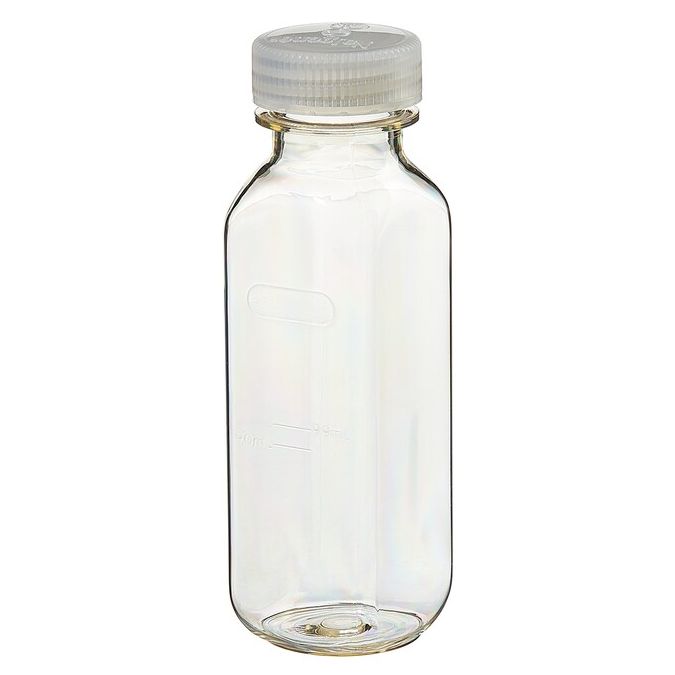 Thermo Scientific 2500-0380 Nalgene Polysulfone Dilution Bottles with Closure, 220 mL - Clear (Case of 48)