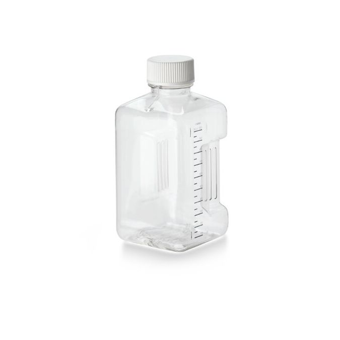Thermo Scientific 3110-42 Nalgene PETG Biotainer Bottles, 1 L - Clear (Case of 35)