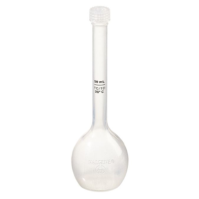 Thermo Scientific Nalgene Class B Polymethypentene (PMP) Volumetric Flasks with Screw Caps - 4001-0050 - Not applicable - Screw