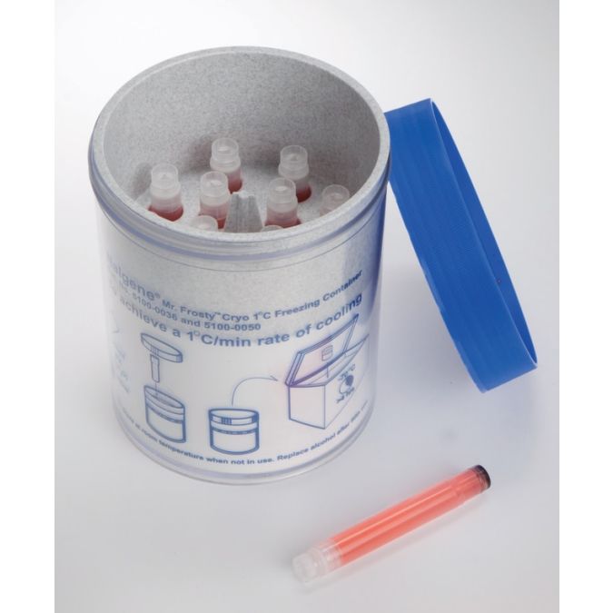 Thermo Scientific Mr. Frosty Freezing Container - 5100-0050 - 5 mL - Freezing Container - Clear, Blue Lid