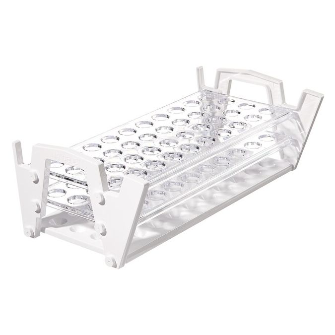Thermo Scientific Nalgene Test Tube Slant Racks - 11 x 6.1 x 4.5 in. (28.5 x 15.5 x 11.5 cm) - Polycarbonate - 5935-0016