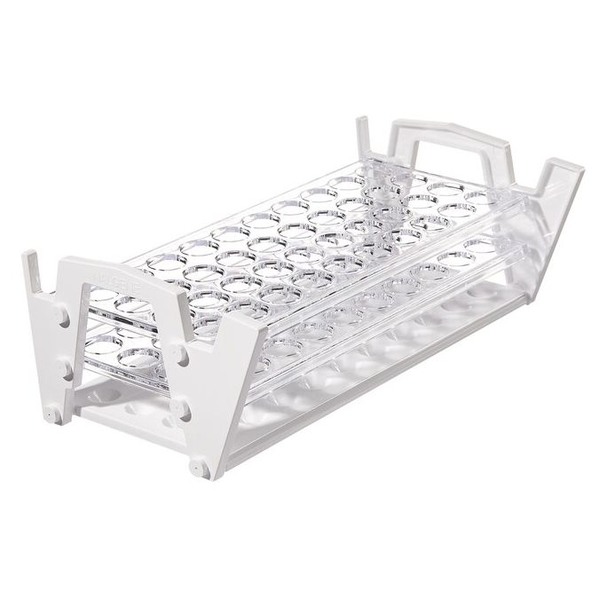 Thermo Scientific Nalgene Test Tube Slant Racks - 11 x 6.1 x 4.5 in. (28.5 x 15.5 x 11.5 cm) - Polycarbonate - 5935-0020