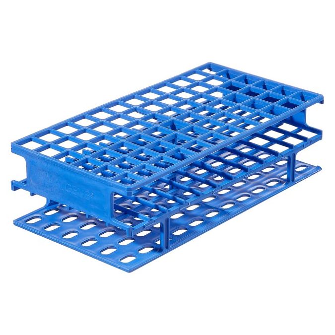 Thermo Scientific Nalgene Unwire Polypropylene Test Tube Racks - 7.75 x 4 x 2.25 in. (20 x 10.2 x 5.7 cm) - Polypropylene - 5976-0313