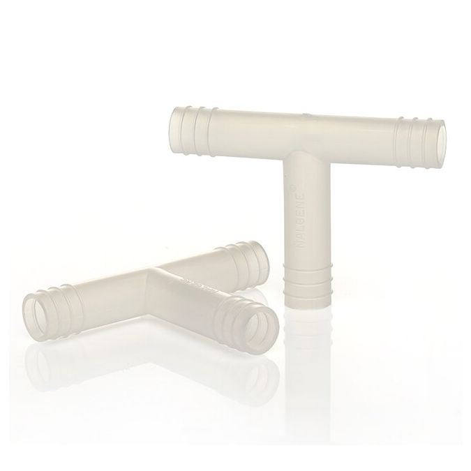 Thermo Scientific Nalgene Tubing T-Type Connectors - 1/2 in. OD - Case of 48 - 6151-0500