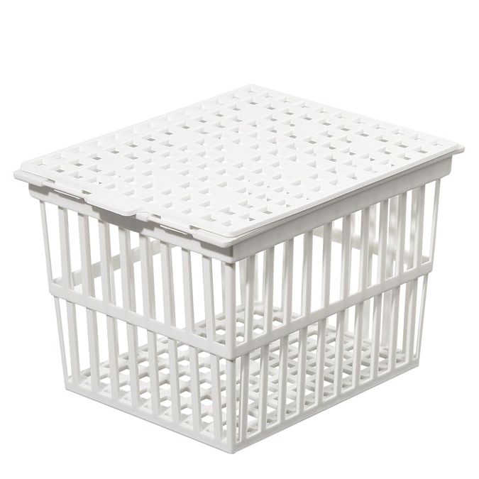 Thermo Scientific Nalgene Polypropylene Autoclaving Baskets - 6.125 x 4.87 x 4.125 in. (15.6 x 10.4 x 10.4cm) - Polypropylene - 6917-0127