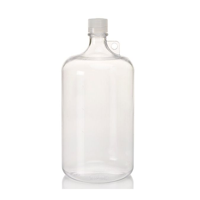 Thermo Scientific DS2205-0010 Nalgene Narrow-Mouth Polycarbonate Bottles with Closure, 4 L - Clear (Each)