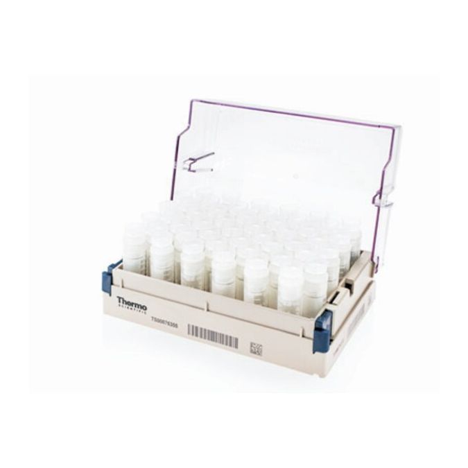 Thermo Scientific Nunc 2.0mL Internally-Threaded Universal Tubes - 374510-BR - 2.0 mL - Universal Tubes in Latch Rack - Natural - 480/Cs