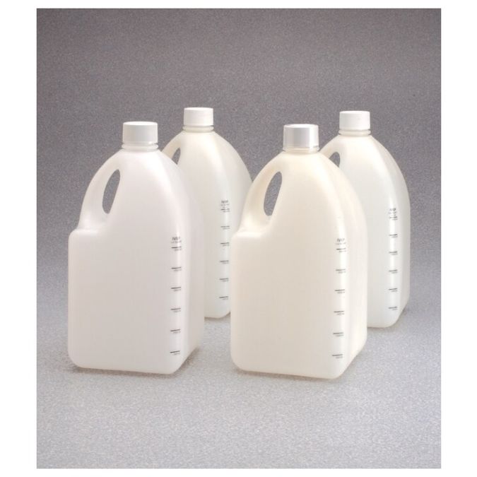 Thermo Scientific 3751-42 Nalgene HDPE Biotainer Bottles, 4 L - (Case of 24)