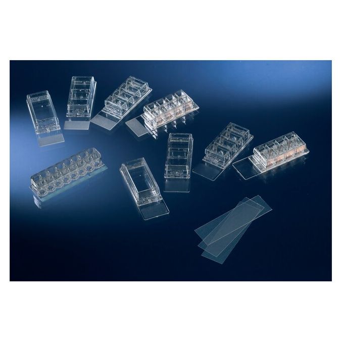 Nunc Coverglass for 178599 Chamber Slide System, 16 well