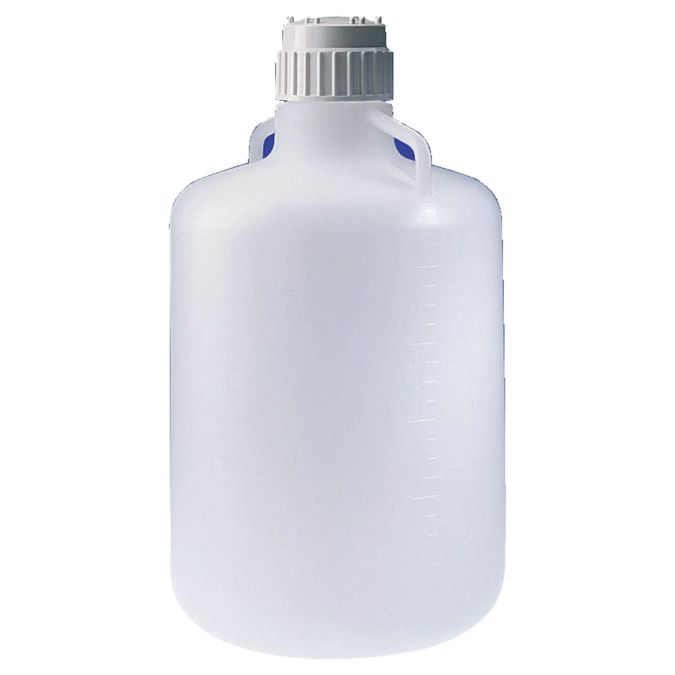 Thermo Scientific 2210-0065 Nalgene LDPE, Round Carboy - 6.6 gal. / 25 L (4/Cs.)