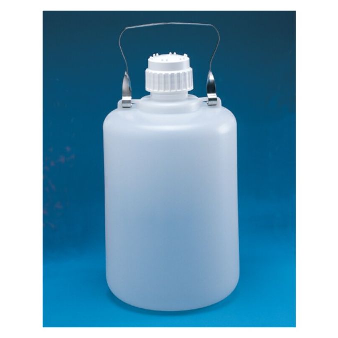 Thermo Scientific 342289-0050 Nalgene HDPE, Single-Use Sterile Carboy - 5.3 gal. / 20 L (6/Cs.)