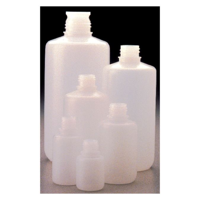 Thermo Scientific 362002-0004 Nalgene Boston Round HDPE Bottles without Closure: Bulk Pack, 125 mL - Natural (Case of 500)