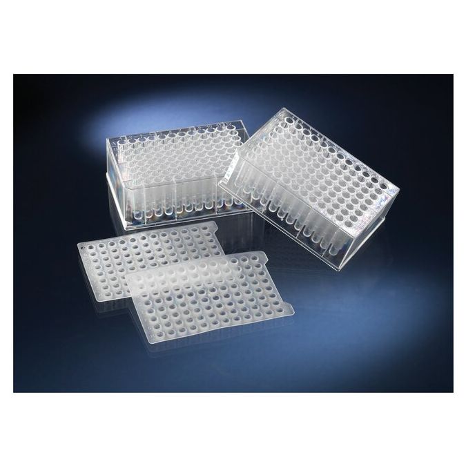 Thermo Scientific Nunc 96 Well Caps for 1.0mL Polystyrene DeepWell Plates - 96 wells - 278616