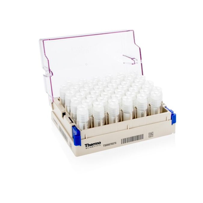 Thermo Scientific Nunc 1.8mL Externally-Threaded Universal Tubes and Racks - 1.8 mL - Natural - Case of 480 - 374500-BR