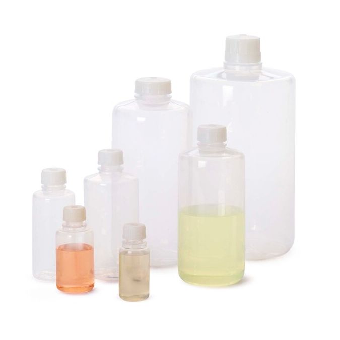 Thermo Scientific 381600-0032 Nalgene Low Particulate/Low Metals Bottles Made of Teflon FEP with Closure, 1 L - Clear (Case of 4)