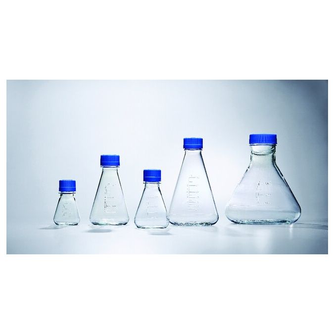 Thermo Scientific Nalgene Single-Use PETG Erlenmeyer Flasks With Baffled Bottom: Sterile - 4116-2800 - Vented